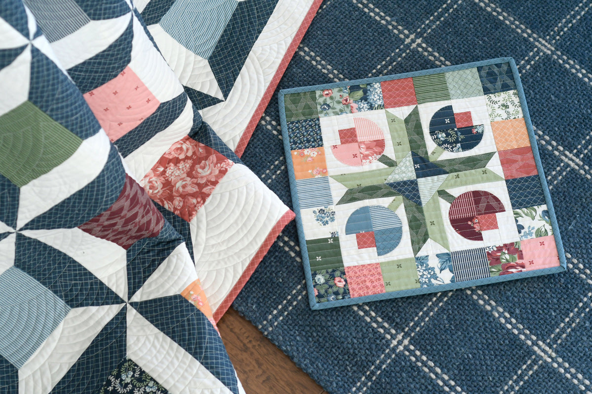 Mini Flower Patch 14 inch mini quilt