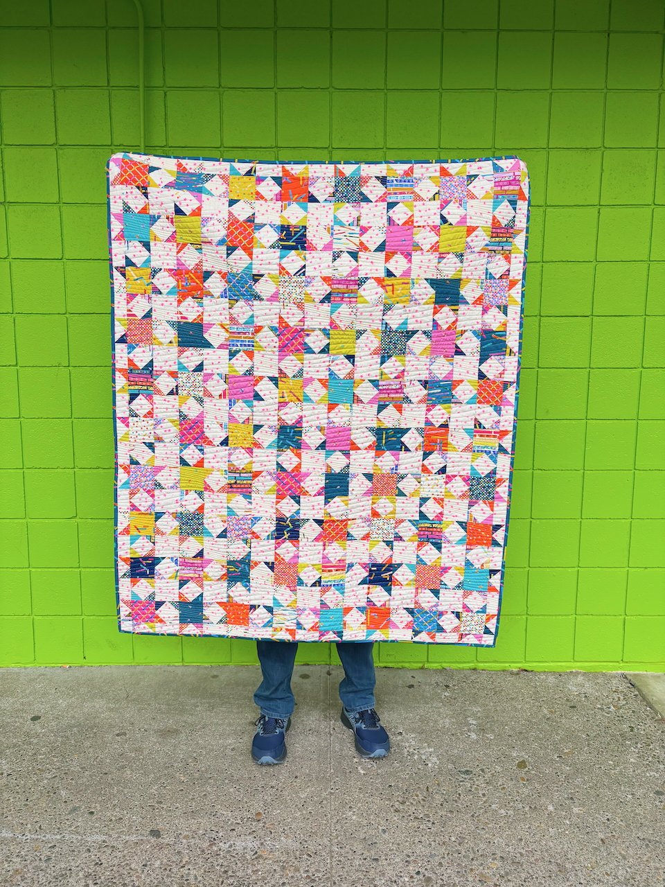 Layer Cake Stars 2.0 quilt