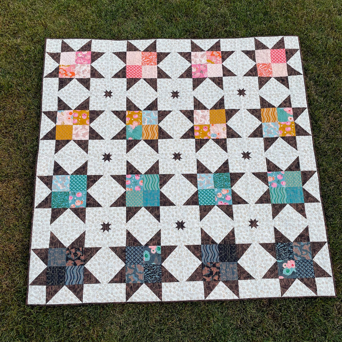 Charm Pack Stars quilt