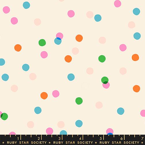 Sparkle Mart Natural retro spritz blender fabric by Melody Miller for Ruby Star Society, RS0123 12