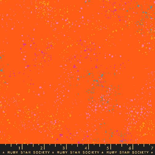 Speckled Goldfish orange speckle blender fabric by Rashida Coleman Hale for Ruby Star Society, RS5027 120