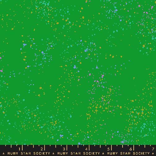 Speckled Verdant dark green speckle blender fabric by Rashida Coleman Hale for Ruby Star Society, RS5027 114