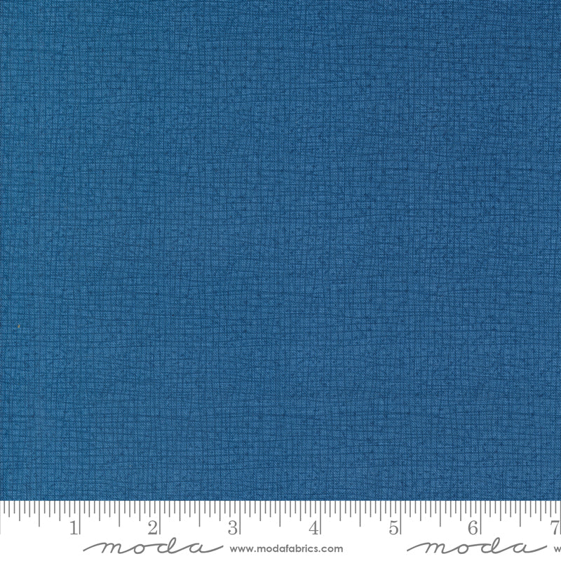 Thatched Coastal dark blue tweed texture basic fabric by Robin Pickens for Moda, 48626 209
