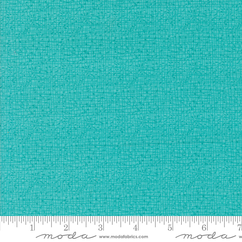 Thatched Surf aqua tweed texture basic fabric by Robin Pickens for Moda, 48626 213