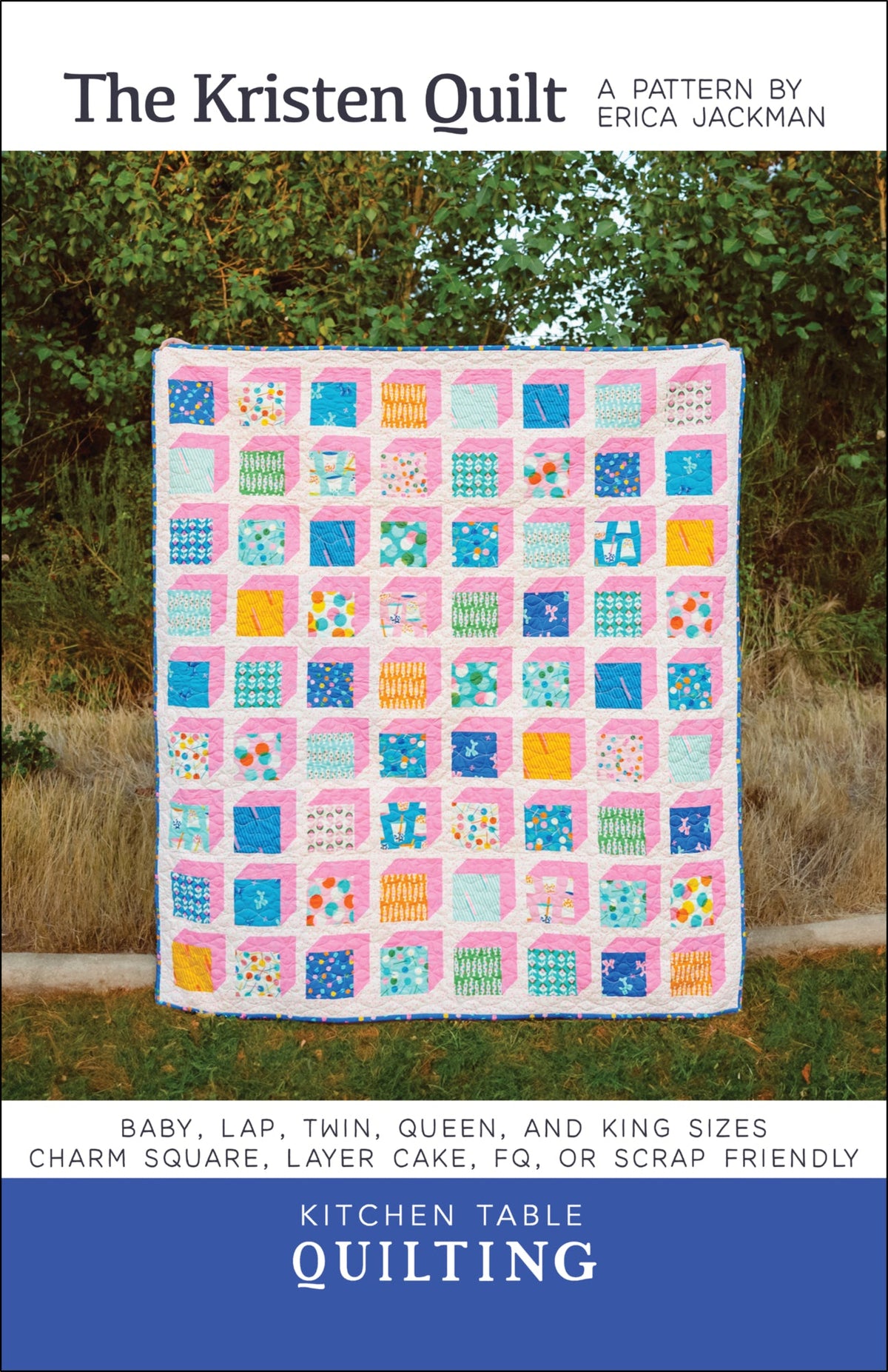 The Kristen Quilt pattern cover by Kitchen Table Quilting