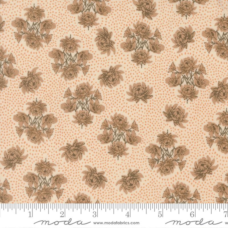 Wellspring Eggshell tan speckled floral dot fabric by Fancy That Design House for Moda, 45672 11
