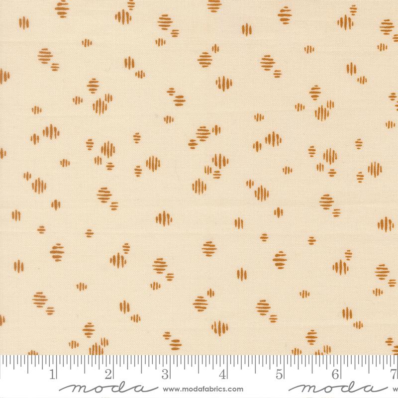 Wellspring Eggshell gold dashed blender fabric by Fancy That Design House for Moda, 45676 11
