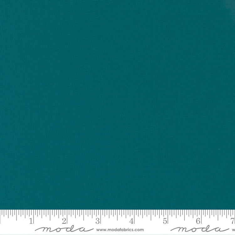 Bella Solids Dark Teal solid fabric for Moda, 9900 110