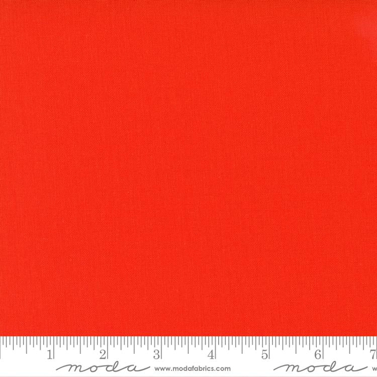 Bella Solids Mango solid fabric by Moda, 9900 222
