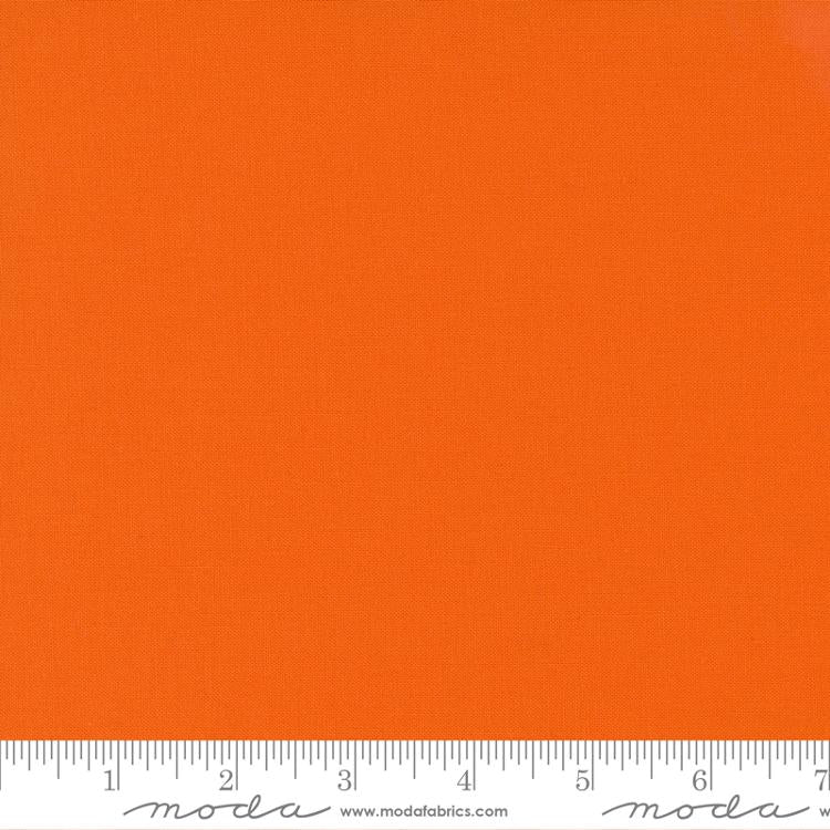 Bella Solids Orange solid fabric by Moda, 9900 80