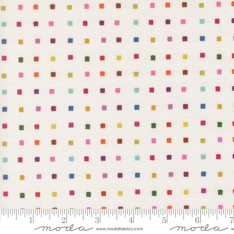 Bonbon Jar Multi fair and square fabric by Jen Kingwell for Moda, 18278 11