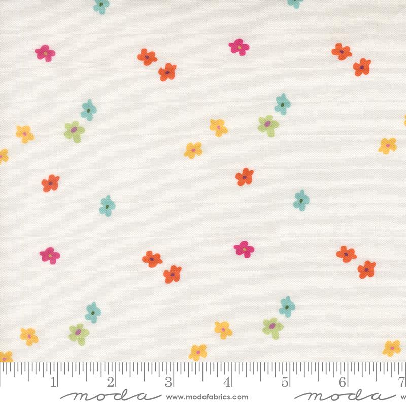 Bonbon Jar Multi pretty posy fabric by Jen Kingwell for Moda, 18280 11
