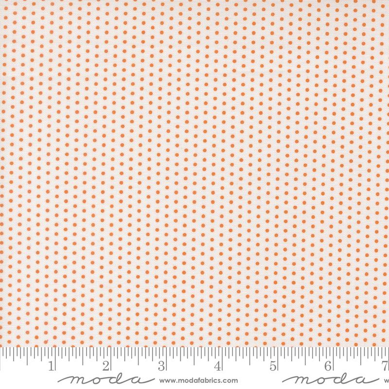Bonbon Jar Orange snow goose fabric by Jen Kingwell for Moda, 18285 11