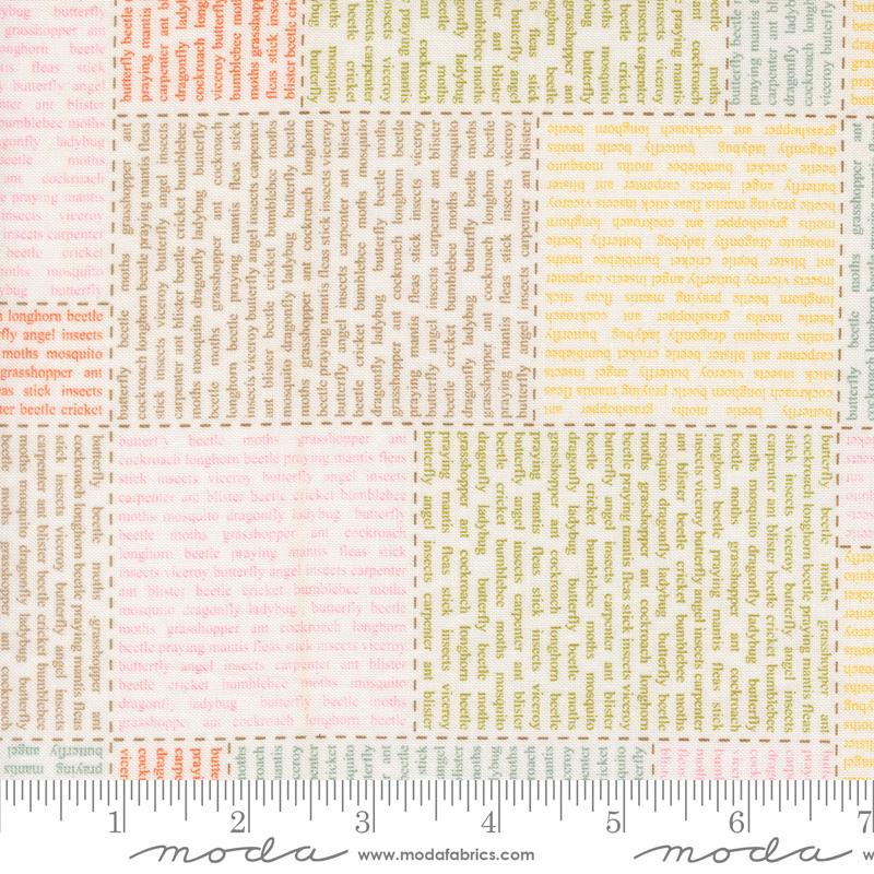 Bug Collector Cloud in the news fabric by Sweetwater for Moda, 55730 11