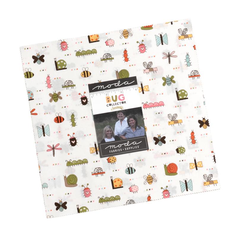 Bug Collector layer cake of 10-inch precut squares by Sweetwater for Moda