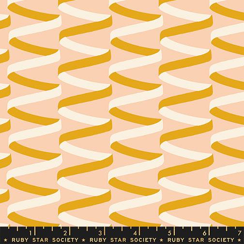 Corsage Creamsicle ribbons fabric by Jen Hewett for Ruby Star Society, RS6063 11