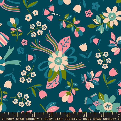 Corsage Galaxy nosegay fabric by Jen Hewett for Ruby Star Society, RS6059 14