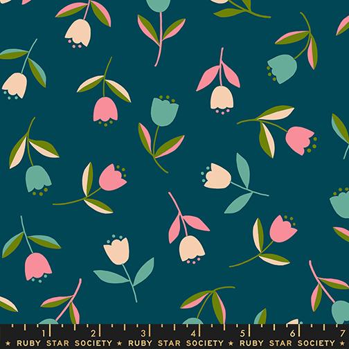 Corsage Galaxy tiny tulips fabric by Jen Hewett for Ruby Star Society, RS6060 14