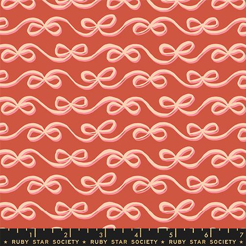 Corsage Persimmon bows fabric by Jen Hewett for Ruby Star Society, RS6062 13