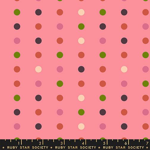 Corsage Sorbet swatch dots fabric by Jen Hewett for Ruby Star Society, RS6064 14