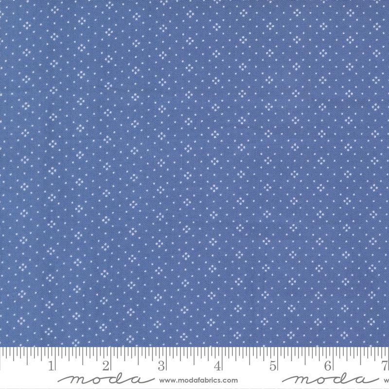Eyelet Denim Jeans fabric by Fig Tree & Co. for Moda, 20488 129