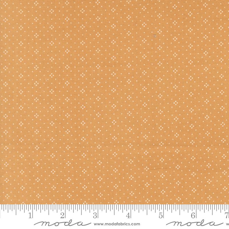 Eyelet Tan dot fabric by Fig Tree & Co. for Moda, 20488 139