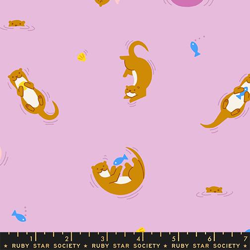 Float Macaron otterly fabric by Rashida Coleman Hale for Ruby Star Society, RS1145 13