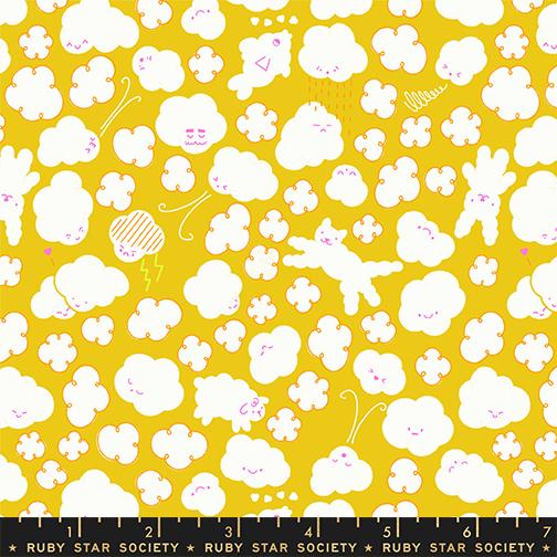 Float Starfruit cloudy fabric by Rashida Coleman Hale for Ruby Star Society, RS1144 12