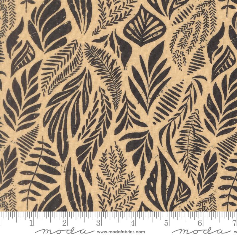 Flora & Thread Almond botanic braid fabric by Fancy That Design House for Moda, 45684 12