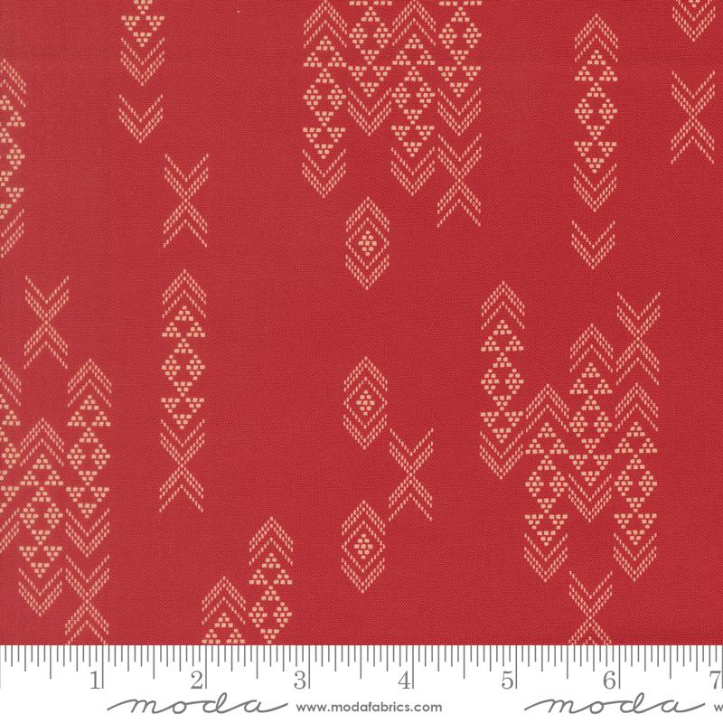 Flora & Thread Brick embellished fabric by Fancy That Design House for Moda, 45686 14