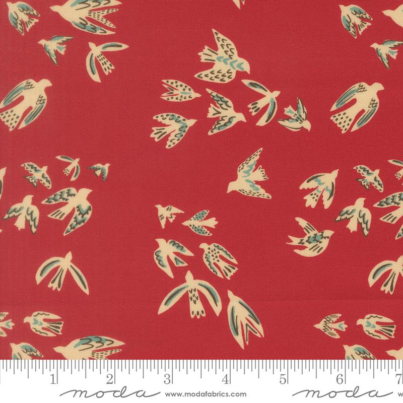 Flora & Thread Brick on a wing fabric by Fancy That Design House for Moda, 45682 14