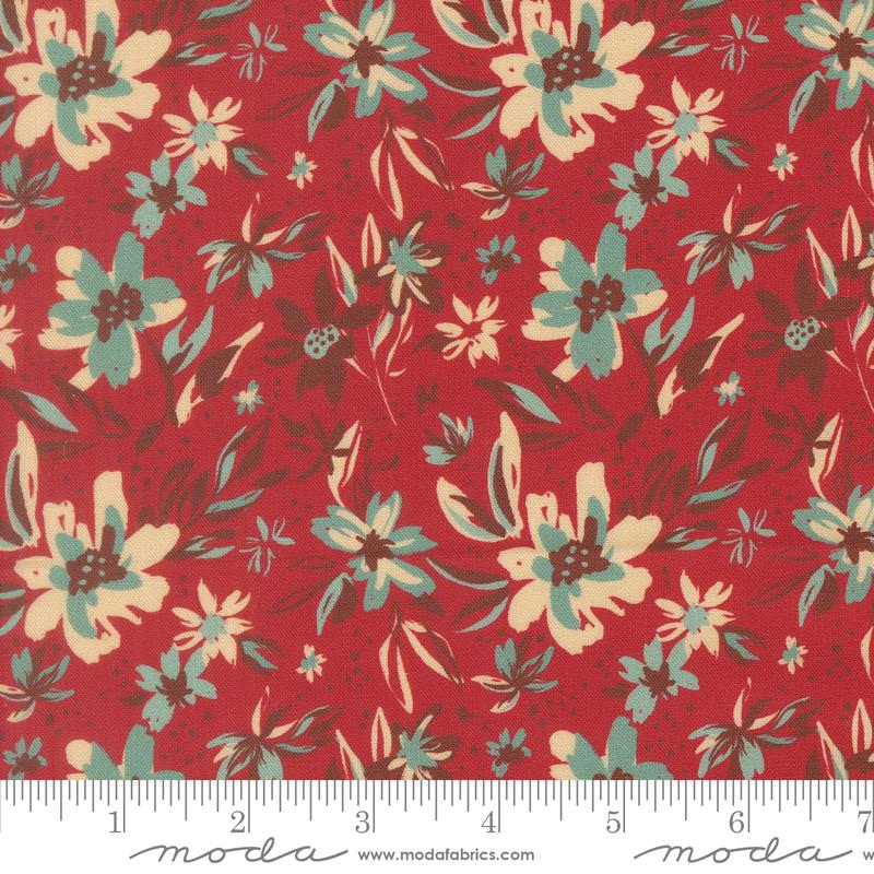 Flora & Thread Brick petal brush fabric by Fancy That Design House for Moda, 45681 13