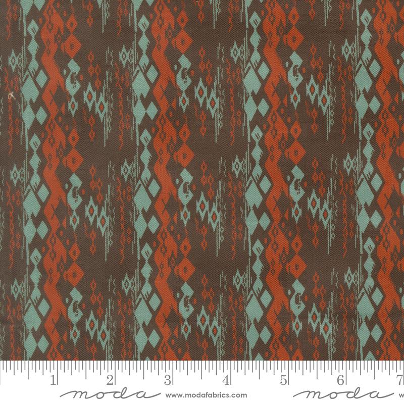 Flora & Thread Coffee wander weave fabric by Fancy That Design House for Moda, 45685 17