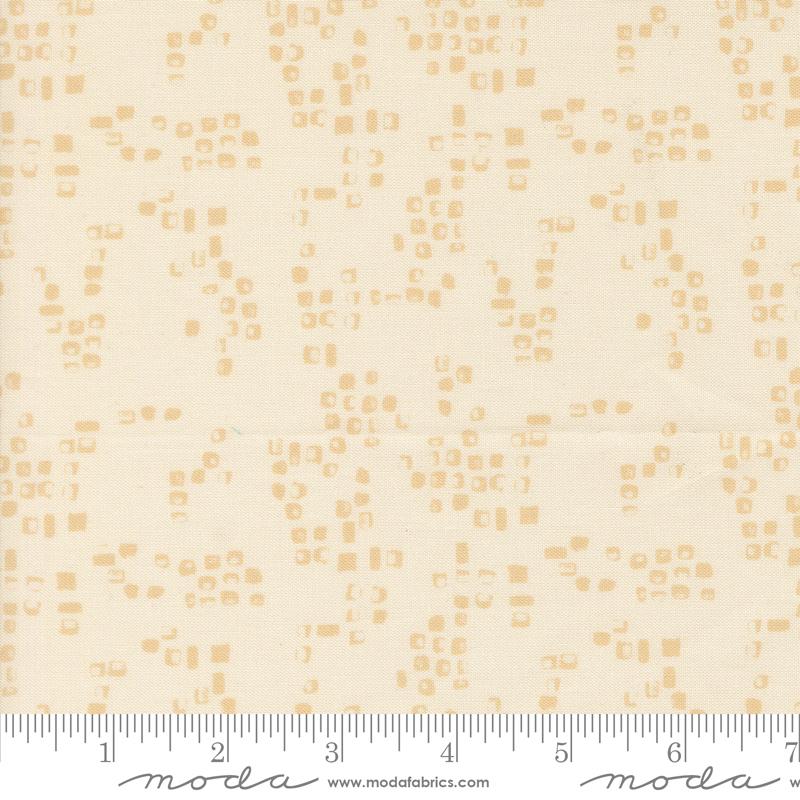 Flora & Thread Eggshell scattered fabric by Fancy That Design House for Moda, 45687 11