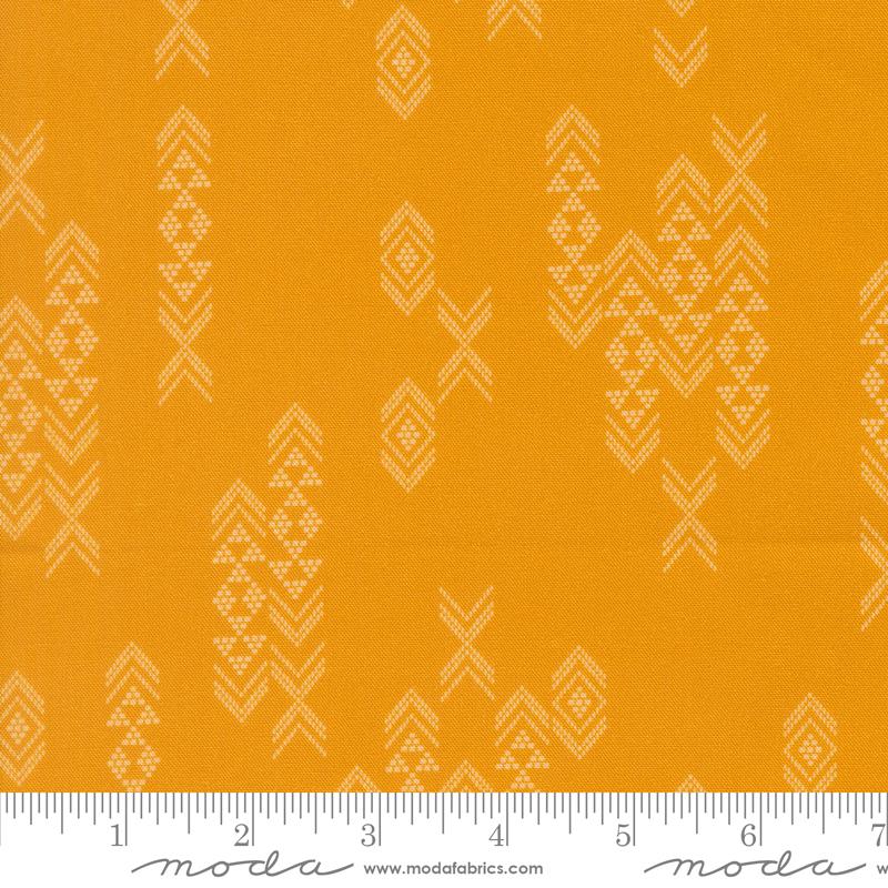 Flora & Thread Golden embellished fabric by Fancy That Design House for Moda, 45686 16