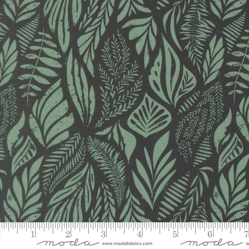 Flora & Thread Midnight botanic braid fabric by Fancy That Design House for Moda, 45684 18