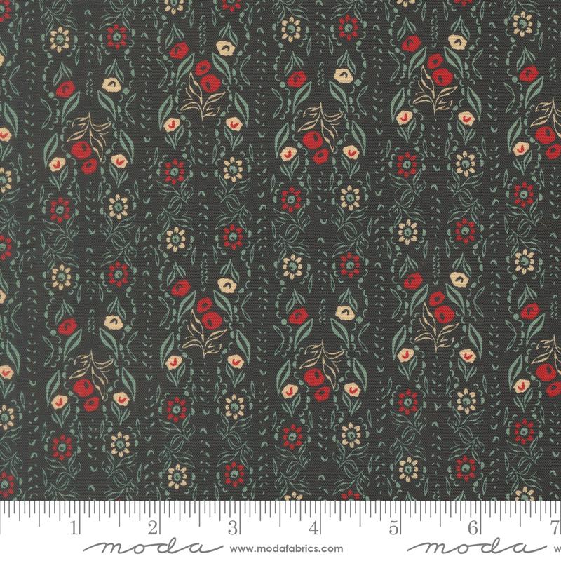 Flora & Thread Midnight petal vine fabric by Fancy That Design House for Moda, 45683 17