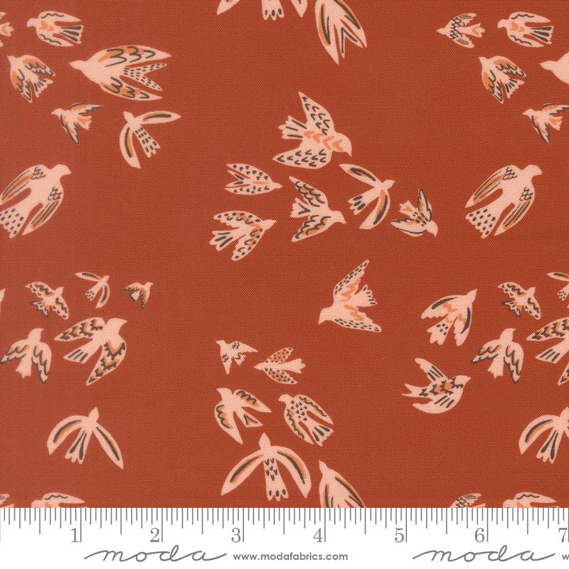 Flora & Thread Spice on a wing fabric by Fancy That Design House for Moda, 45682 13