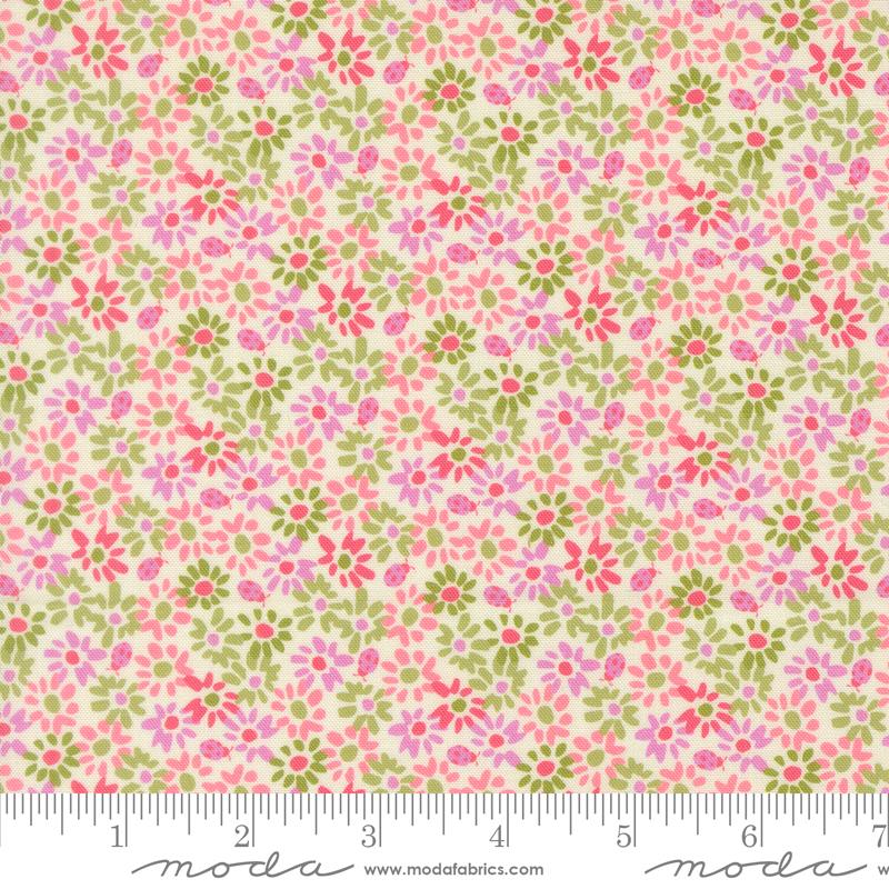 Floriori Flamingo ladybug fabric by Kate Spain for Moda, 27353 11
