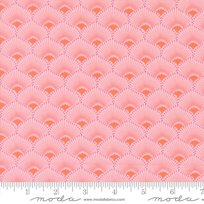 Floriori Flamingo mimosa fabric by Kate Spain for Moda, 27356 11