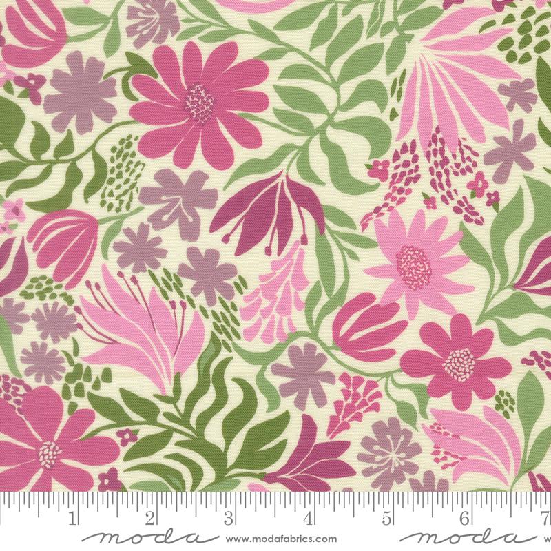 Floriori Lilac meadow fabric by Kate Spain for Moda, 27351 13