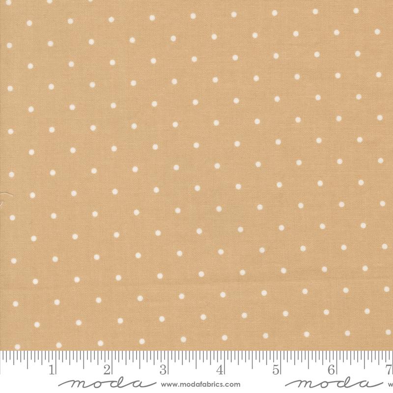 Garden Glam Almond magic dot fabric by Lella Boutique for Moda, 5230 72