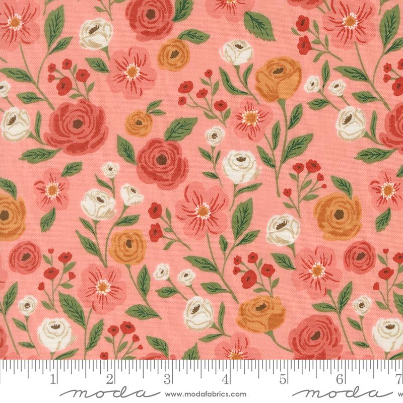 Garden Glam Carnation petal pusher fabric by Lella Boutique for Moda, 5270 13