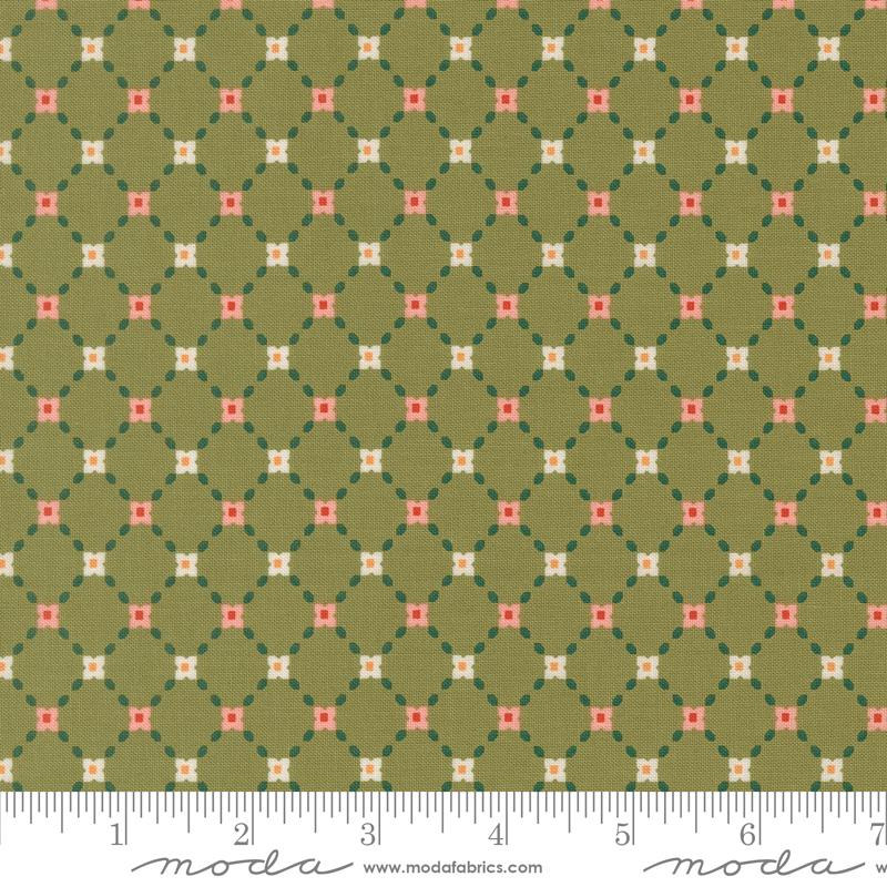 Garden Glam Grass perennial fabric by Lella Boutique for Moda, 5273 16