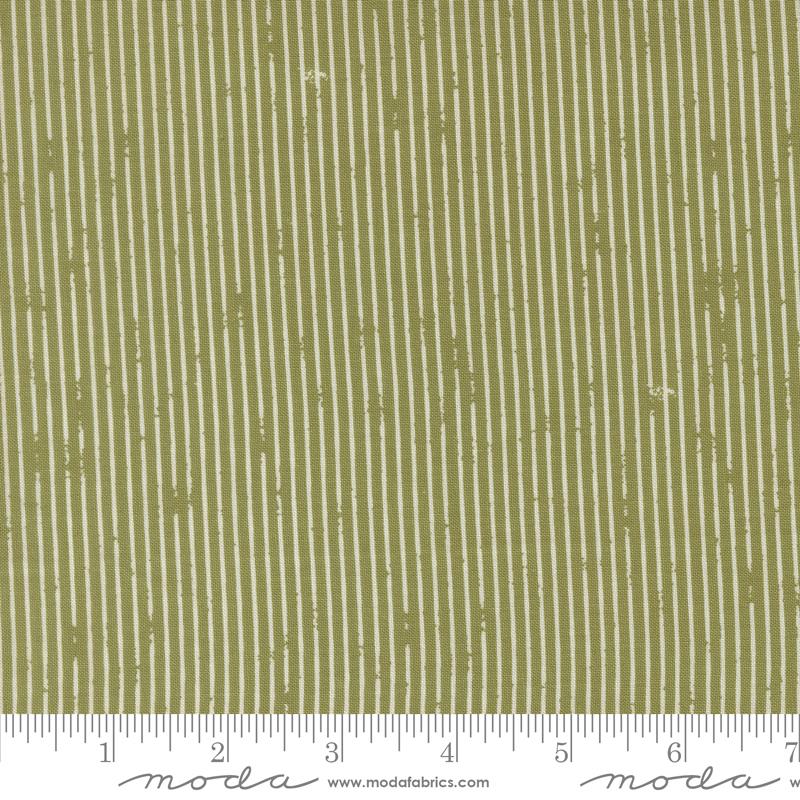 Garden Glam Grass perfectly striped fabric by Lella Boutique for Moda, 5275 16