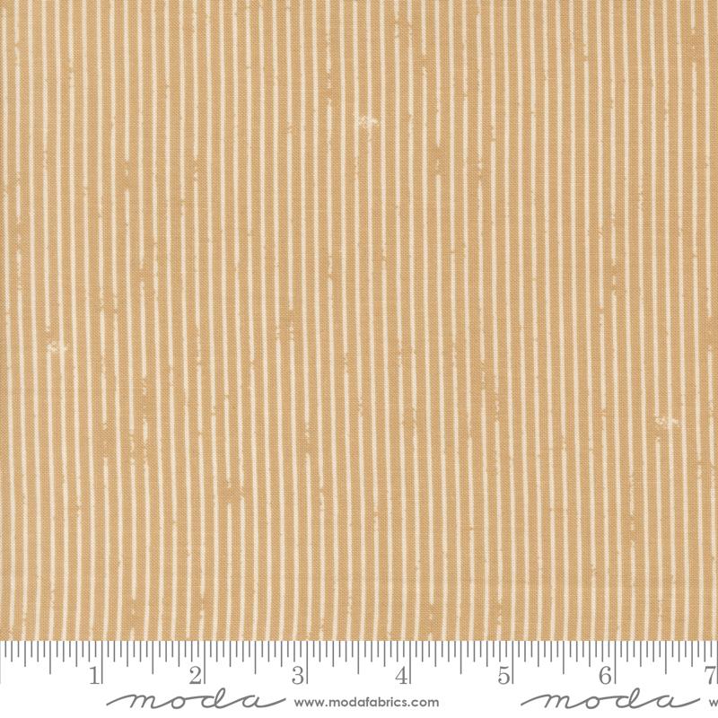 Garden Glam Oatmeal perfectly striped fabric by Lella Boutique for Moda, 5275 12