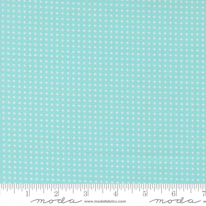 Hop Into Spring Sky confetti blocks fabric by Elena Amo for Moda, 39098 15