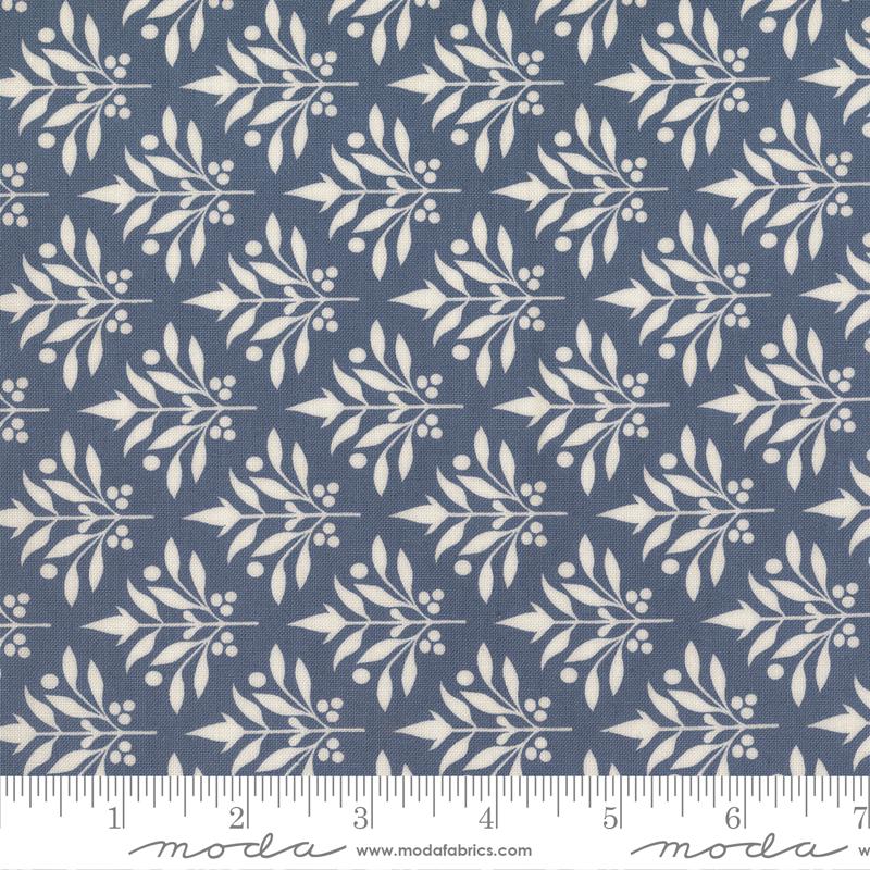 Larkspur & Linen Cornflower wallpaper fabric by Fig Tree & Co. for Moda, 35452 27