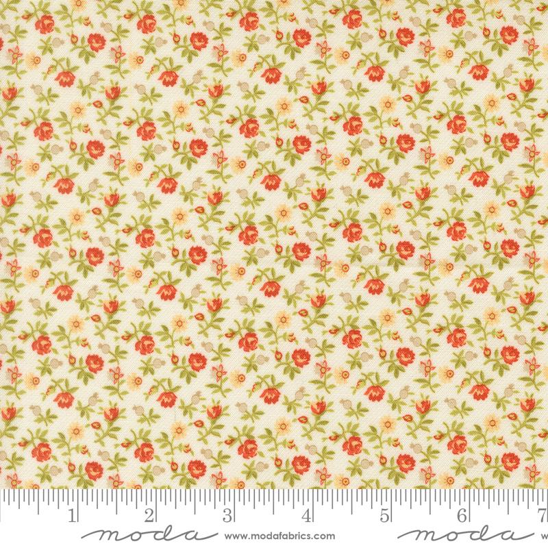 Larkspur & Linen Daisy petticoat fabric by Fig Tree & Co. for Moda, 35455 11
