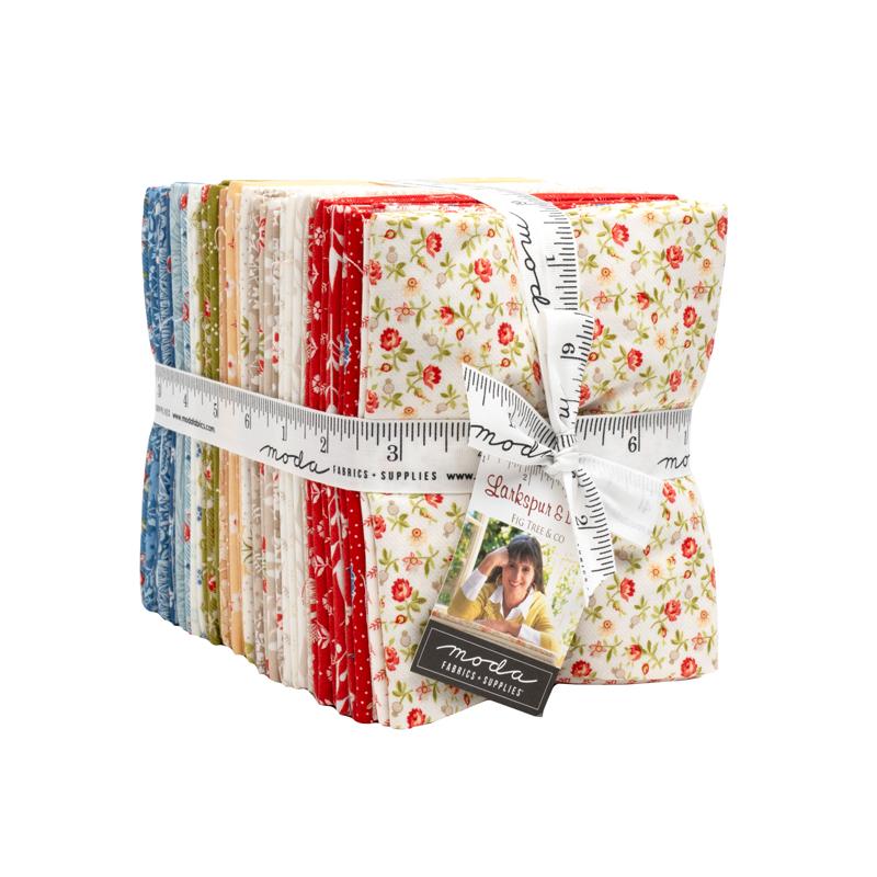 Larkspur & Linen fat quarter bundle of 35 fat quarters by Fig Tree & Co. for Moda